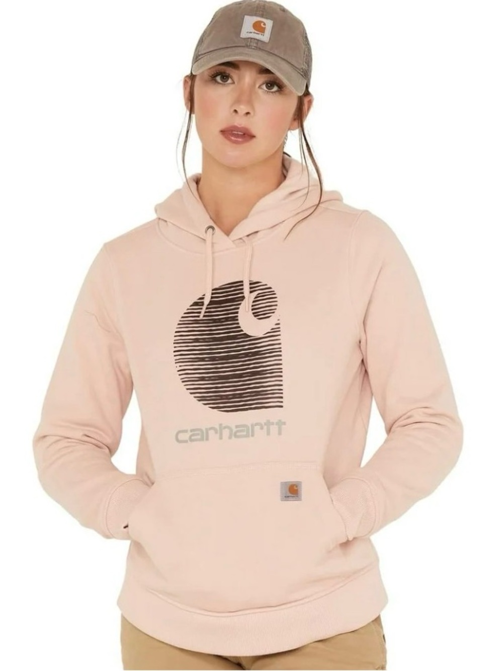 Carhartt Women's Rain Defender Relaxed Fit Midweight Graphic Hoodie Sweatshirt